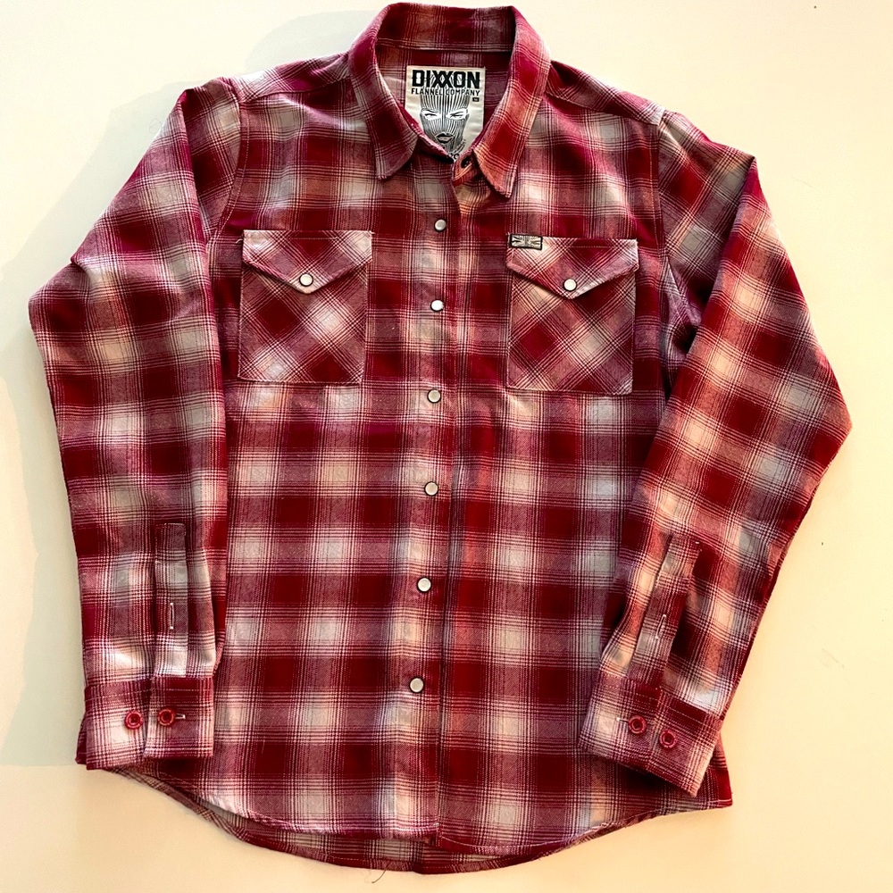 Dixxon Badwood Womens Flannel, Medium